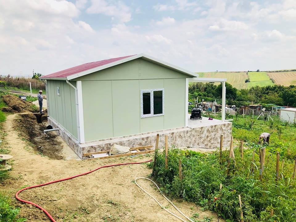 Denizli prefabrik ev dış cephe tüm açı