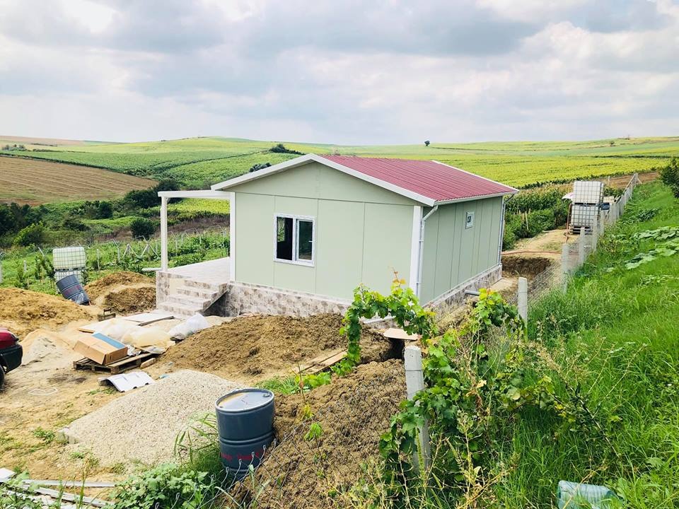 Denizli 68 m² prefabrik ev iç cephe ve detay