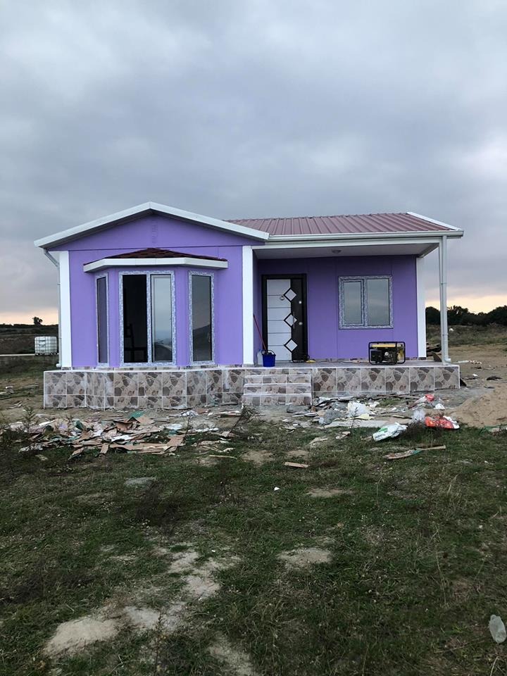 Aksaray anahtar teslim prefabrik ev beton dahil uygulama